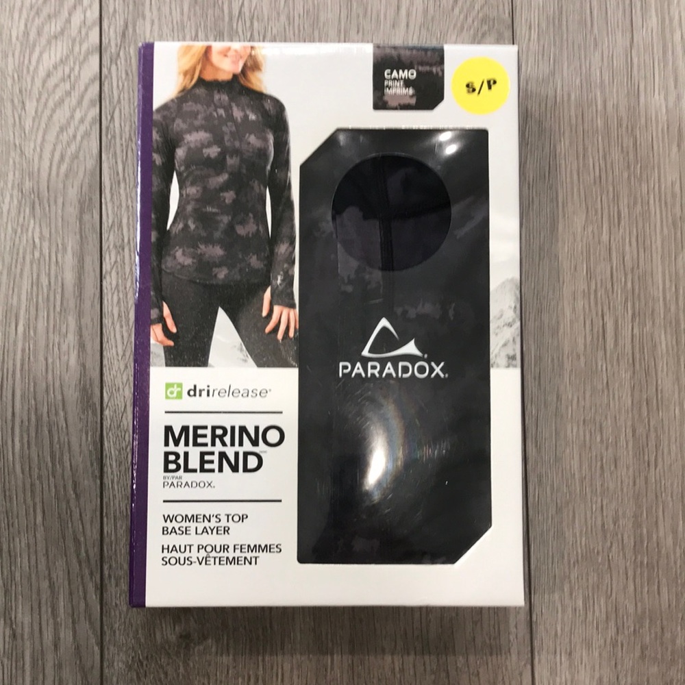Paradox - Merino Blend Long Sleeve Shirt | camo | small